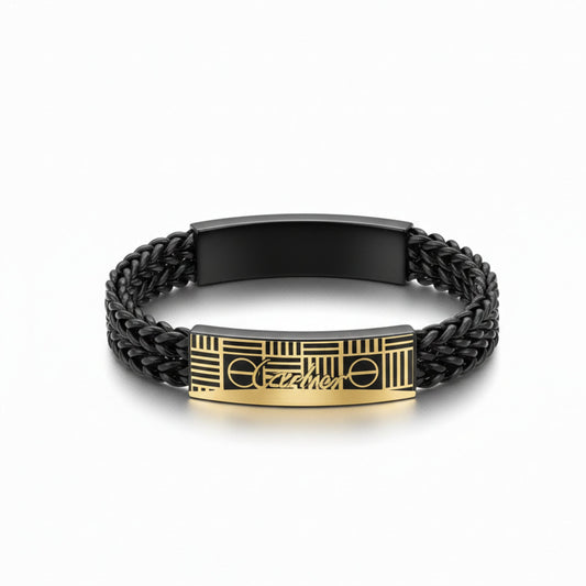 Cartier Gold Designer Black Bracelet