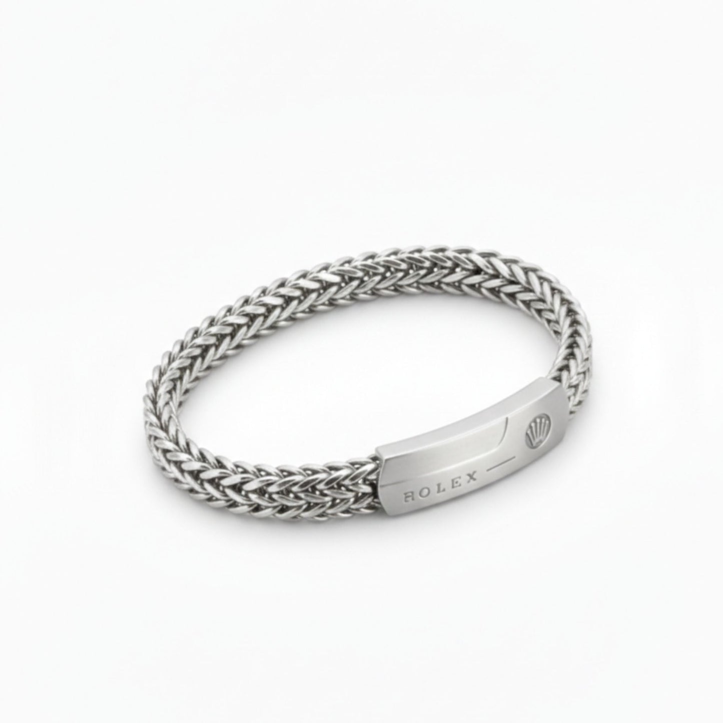 ROLEX Style Stainless Steel Bracelet For Men