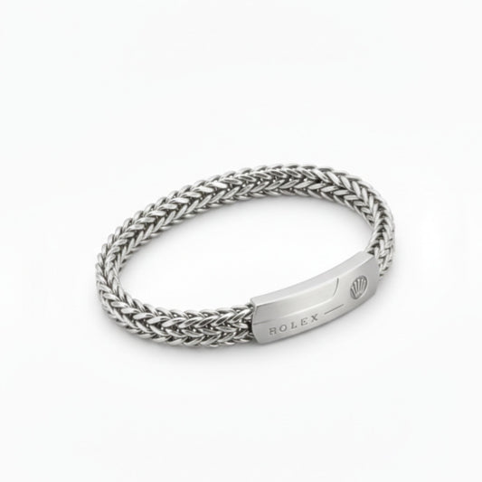 ROLEX Style Stainless Steel Bracelet For Men