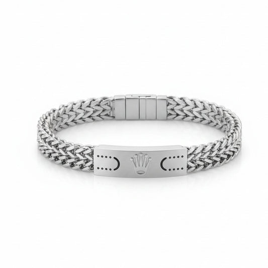 Rolex-Inspired Stainless Steel Bracelet For Men