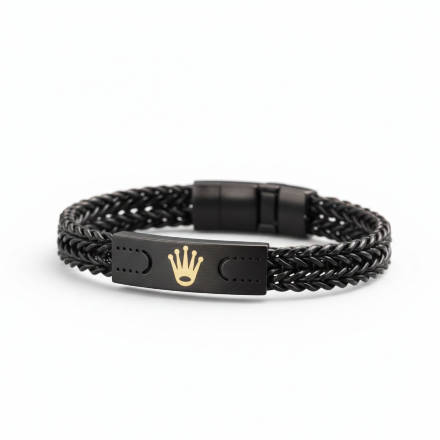 ROLEX Black Bracelet For mens